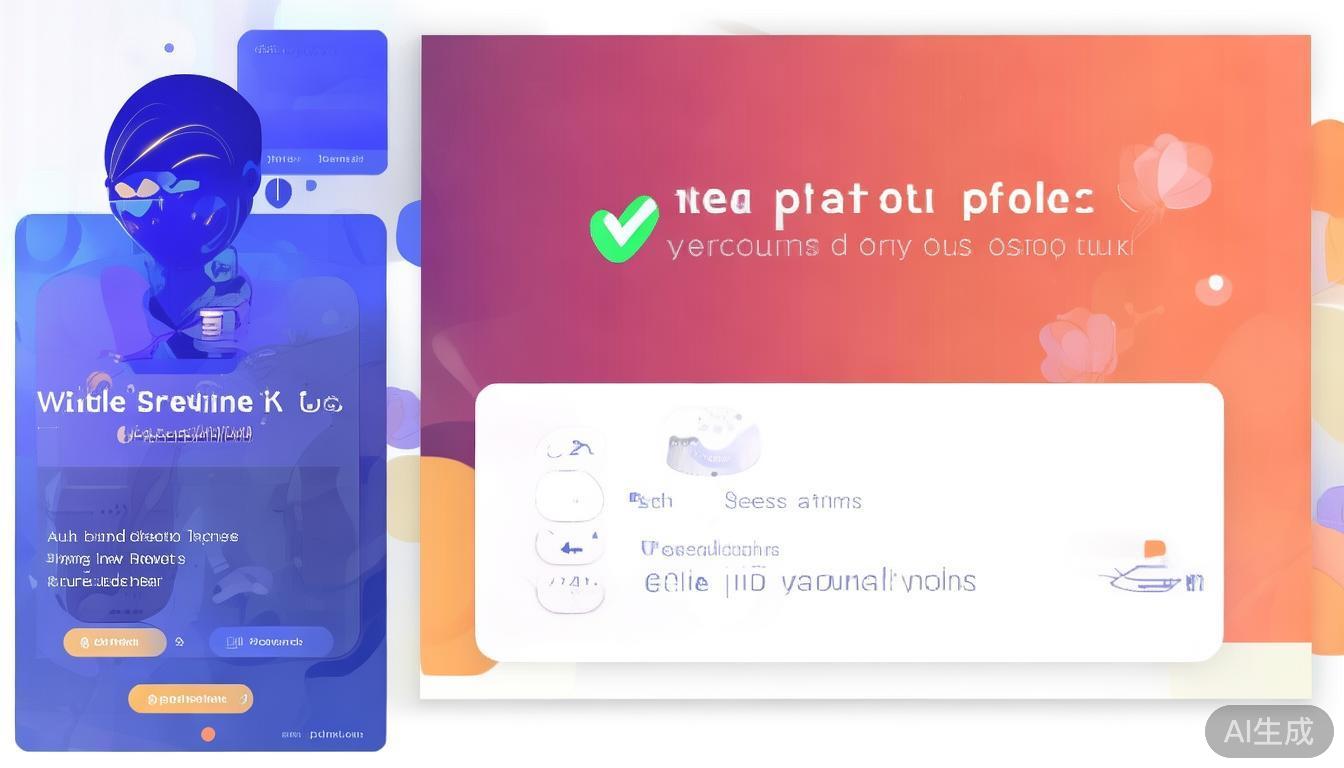 验证成功后，用户可以根据提示完善个人资料，包括姓名